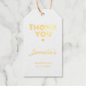 Minimalistisch Vrijgezellenfeest Folie CadeauLabel Cadeaulabels (Voorkant)