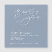 Minimalistisch Vrijgezellenfeest handgeschreven sc Magnetische Uitnodiging (Voorkant)