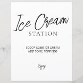 Minimalistisch Vrijgezellenfeest ijsteken (Voorkant)