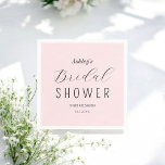 Minimalistisch Vrijgezellenfeest met Blush Pink Servet<br><div class="desc">Blush Pink Vrijgezellenfeest Paper Napkins met elegant typografische script. Meer producten met dit ontwerp staan in het collectie hieronder.</div>