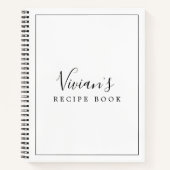 Minimalistisch Vrijgezellenfeest ophalen Notitieboek (Voorkant)