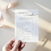 Minimalistisch Vrijgezellenfeest "over of onder" s Kaart