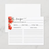 Minimalistisch Vrijgezellenfeest recept voor papav (Voorkant / Achterkant)