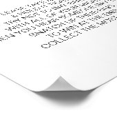 Minimalistisch Vrijgezellenfeest Ring spel bruilof Poster (Hoek)