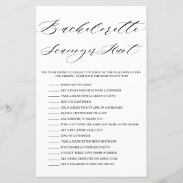 Minimalistisch Vrijgezellenfeest Scavenger Hunt Ga