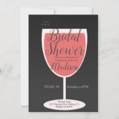 Minimalistisch Vrijgezellenfeest van koraalglas vo Kaart (Voorkant)