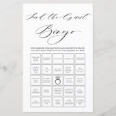 Minimalistisch Vrijgezellenfeest Vind het Game van (Voorkant)