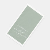 Minimalistisch Vrijgezellenfeest voor aangepaste o Servet (Hoek)