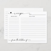 Minimalistisch Vrijgezellenfeest voor kalligrafie (Voorkant / Achterkant)