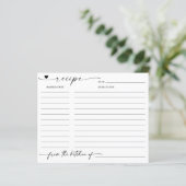 Minimalistisch Vrijgezellenfeest voor kalligrafie (Staand voorkant)