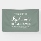 Minimalistisch Vrijgezellenfeest voor Sage Green e Spandoek (Horizontaal)