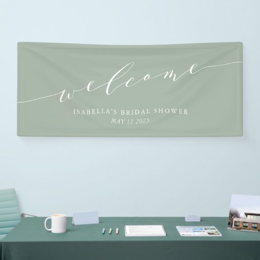 Minimalistisch Vrijgezellenfeest voor Stusty Sage  Spandoek (Beurs)