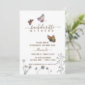 Minimalistisch vrijgezellenweekend kaart (Staand voorkant)