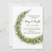 Minimalistisch vrolijk & helder kerstfeest kaart (Voorkant)