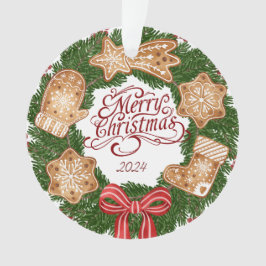 Minimalistisch vrolijk kerstfeest Ornament