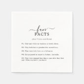 Minimalistisch vuurgevecht tussen Napkins Servet (Voorkant)