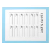Minimalistisch wachtwoord tracker logboek notitieblok (Voorkant)