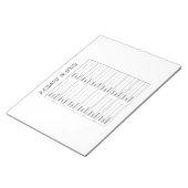 Minimalistisch wachtwoord tracker logboek notitieblok (Schuin)