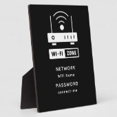 Minimalistisch wachtwoord voor eenvoudige WiFi-zon Fotoplaat (Zijkant)