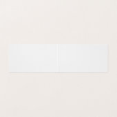 Minimalistisch/warm roze visitekaartje (Binnenkant ongevouwen)