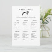 Minimalistisch Wat zit er in uw portemonnee Vrijge Kaart (Staand voorkant)