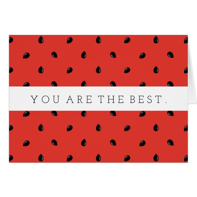 Minimalistisch watermeloenslot (Voorkant Horizontaal)