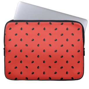 Minimalistisch watermeloenslot laptop sleeve