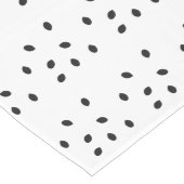 Minimalistisch watermeloenszaad lange tafelloper (Hoek)