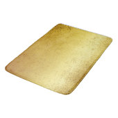 Minimalistisch wateroppervlak van Golden shimmery- Badmat (Gekanteld)