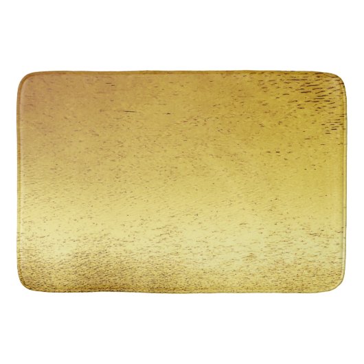 Minimalistisch wateroppervlak van Golden shimmery- Badmat (Voorkant)