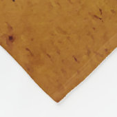 Minimalistisch wateroppervlak van Golden shimmery- Fleece Deken (Hoek)