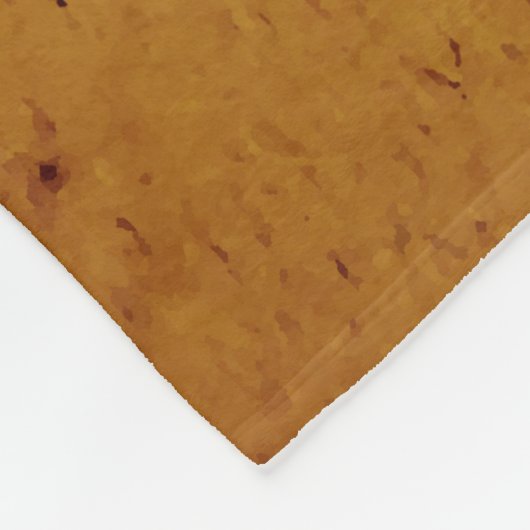 Minimalistisch wateroppervlak van Golden shimmery- Fleece Deken (Hoek)