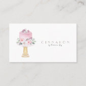 Minimalistisch | WATERVERF | Bakkerij | Catere | C Visitekaartje (Voorkant)