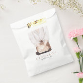 Minimalistisch | WATERVERF | Bakkerij | Katerer Fa Bedankzakje (Gezegeld)