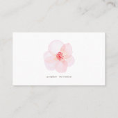 Minimalistisch + Waterverf Bloemen Trouwplaats Kaa Plaatskaartje (Achterkant)