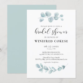 Minimalistisch waterverf groen Vrijgezellenfeest Kaart