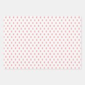 Minimalistisch Waterverf Prettige feestdagen rood Inpakpapier Vel (Voorkant 2)