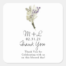 Minimalistisch Waterverf rustiek lavendel boeket