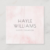 Minimalistisch Waterverf vierkant Visitekaartje (Voorkant)