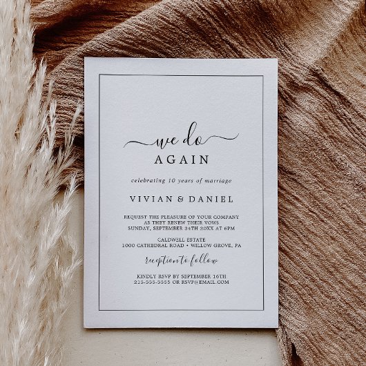 Minimalistisch: we doen het opnieuw met Vow-verlen Kaart