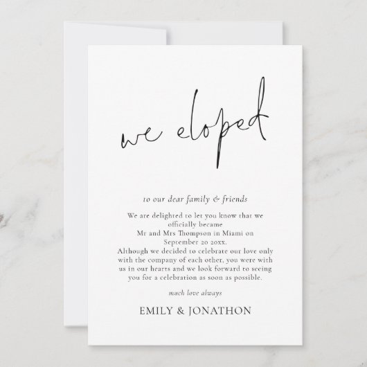 Minimalistisch: we hebben de aankondiging van de s (Voorkant)