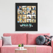 minimalistisch We houden van je moeder 16 Foto Col Canvas Afdruk (Insitu (Woonkamer))