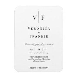 Minimalistisch weddenschap Magnet Magneet