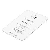 Minimalistisch weddenschap Magnet Magneet (Linkerzijde)