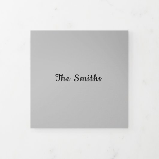 Minimalistisch weddenschap met foto drieluik programma (Cover)