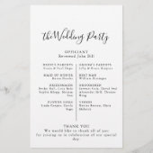 Minimalistisch weddenschap met kalligrafie (Achterkant)