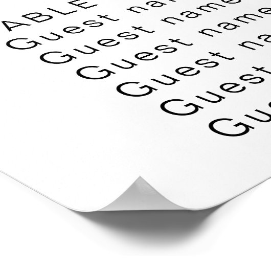 Minimalistisch weddenschap poster (Hoek)