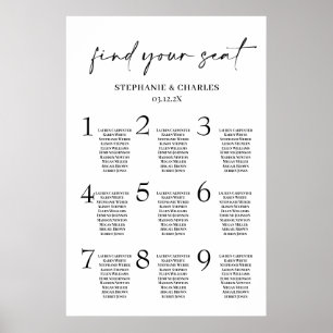 Minimalistisch weddenschap poster
