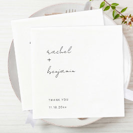 Minimalistisch weddenschap script Modern Simple Ty Servet