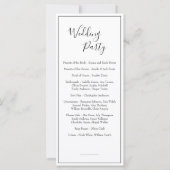 Minimalistisch weddenschapsprogramma (Achterkant)